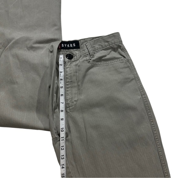 Vintage Levis Sykes Men Grey Wash Jeans Sz 32x30 Textured 100% Cotton Denim - Picture 3 of 11